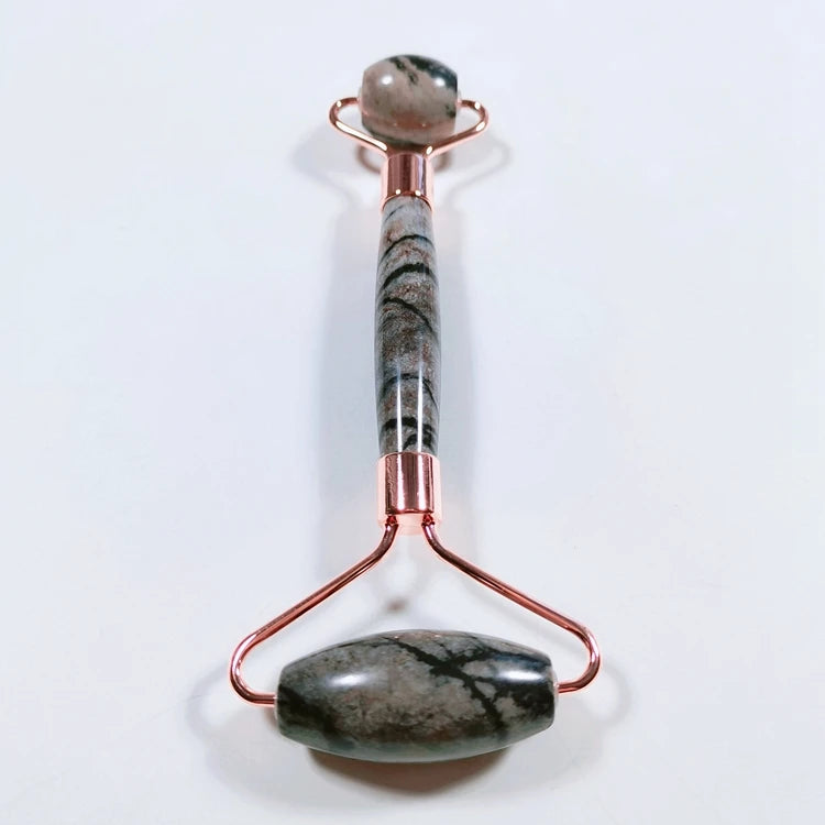 HZ Dorm Jade Roller Natural Authentic Picasso Jasper Jade Roller Gua Sha Raffini Jade Roller Set