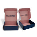 Customized Recyclable Folding Pink Corrugated Cardboard Printing Shipping Carton Packaging Box