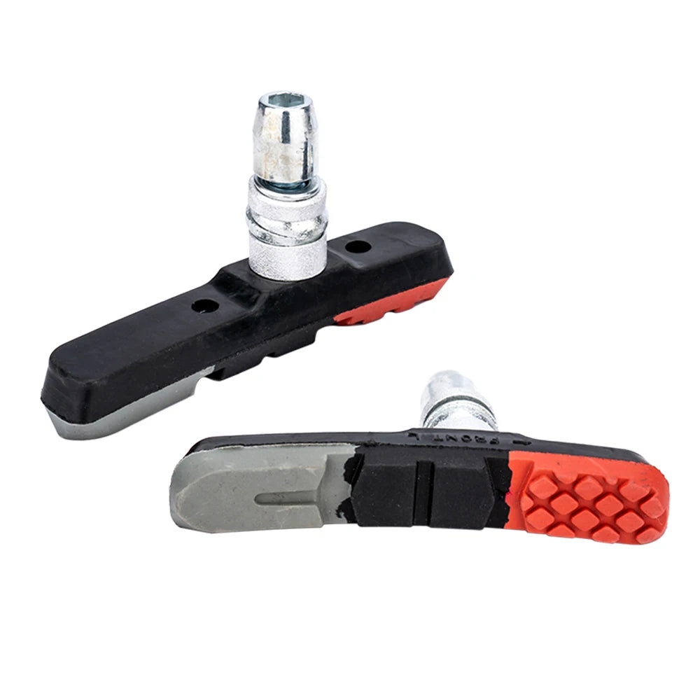 ZTTO Durable Rubber Bicycle Brake Shoes Mountain Road Bike Parts V-Brake Pads with Anti-Resistance Block