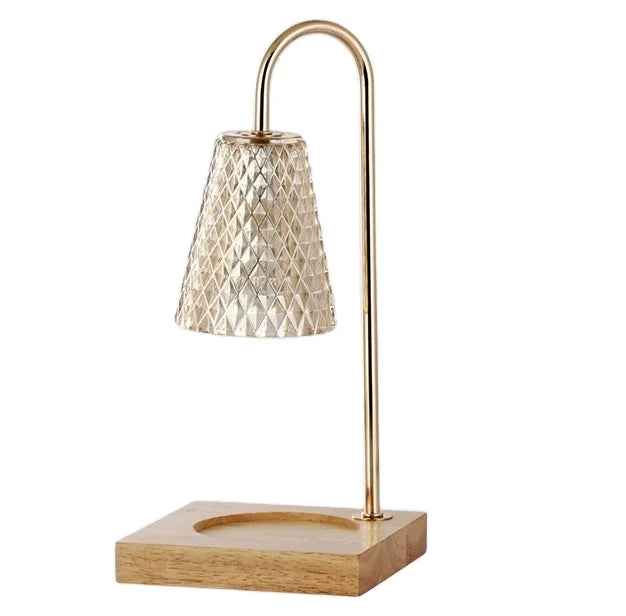 Electric Wax Melt Burner Crystal Lampshade Fragrance Wax Warmer Lamp