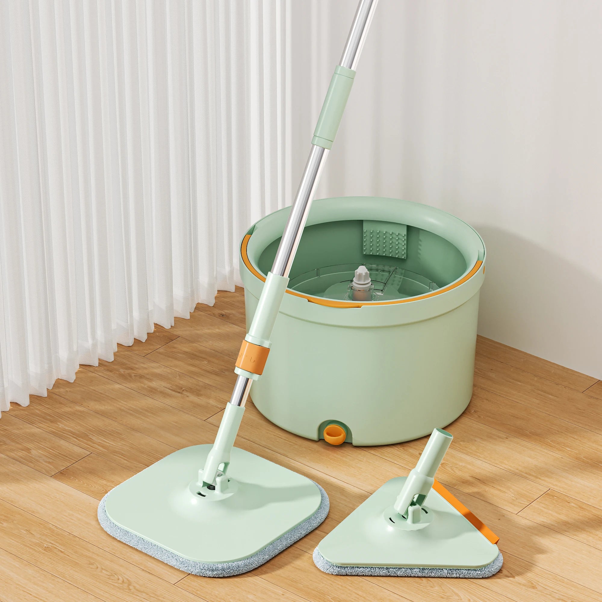 Homettler New Household Products Stainless Steel Pp Microfiber Material Easy Cleaning New Design Household Microfiber Mop