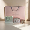 Oversized Luxury pink Personalized Kraft Paper Bag with Your Own logo  Oversized Paper Bag