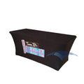 Custom Logo   Portable 6ft Fitted Photo Booth Wrap Table Cover  Stretch Table Cloths for Wedding Events