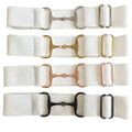 Solid Color Free Engraved Logo 1.5 Inch 4cm Wide Elastic Horse Rhinestone Snaffle Bit Belt No MOQ Horse Products Solid Colors