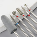 New Design Style Silver Gold Carbide Nail Drill Bit Ceramic Bit Rotary Burr Milling Cutter Bits for Manicure