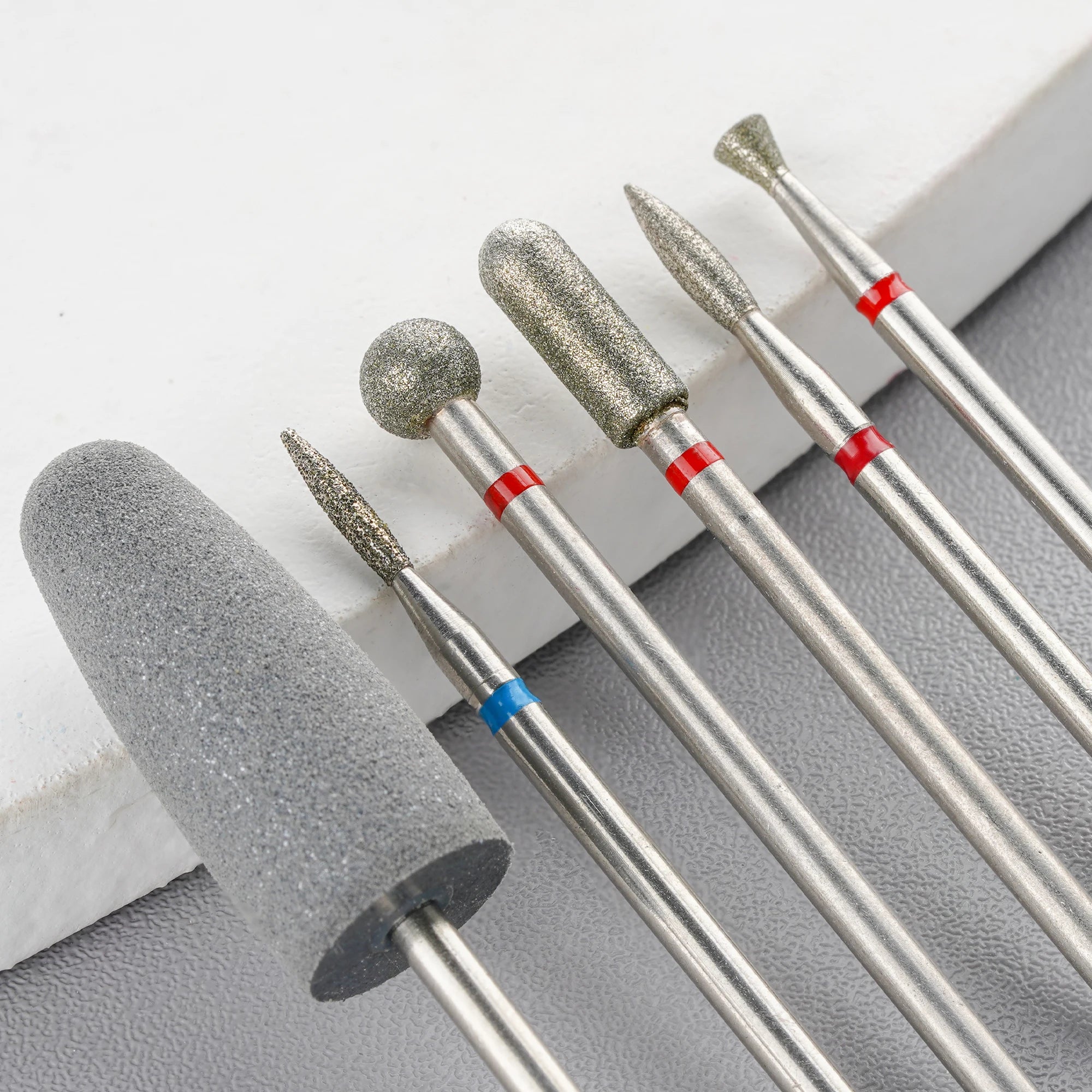 New Design Style Silver Gold Carbide Nail Drill Bit Ceramic Bit Rotary Burr Milling Cutter Bits for Manicure