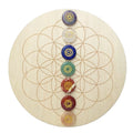 7pcs/Set Seven Chakra Healing Stone  Gravel Chakra Home Decor Gift Mixed Crystal
