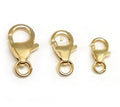 GP US Trigger Clasp Lobster Clasps 14KGF Gold Filled Lobster Clasp DIY Accessories Permanent Jewelry Chains Making Wholesale