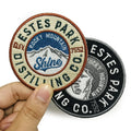 Custom Logo Heat Transfer Embroidered Fabric Badges Iron on Patches