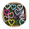 Colorful Metal Heart Oval Round Cat Ring Spring Clasp Carabiner Keychain Clips Hook Dog Chain Diy Jewelry Buckle Connector