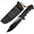 OEM Customized Outdoor Camping Hunting Knives Fixed Blade Durable Nylon Fiber Handle with ABS Sheath Straight Knife Tactical