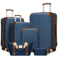 Waterproof Hardside Expandable Luggage Trolleys Four Spinner Wheels Scratch-Resistant ABS Surface TSA Lock 18/20/24/28" Suitcase