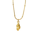 Ocean Series 18K Gold Plated Stainless Steel Conch Pendant Necklace Link Chain Snake Clip Bead for Parties Hot Style Jewelry