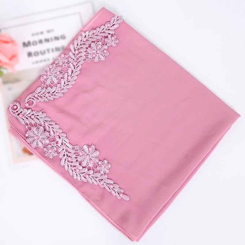 Wholesale Custom Made square Flower Chiffon Hijab Scarf Muslim Hijab Hot Selling Scarf Chiffon Hijab