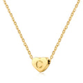 Women Stainless Steel Gold Plated Necklace Pendant Letters Initial Necklace Letter Bulk