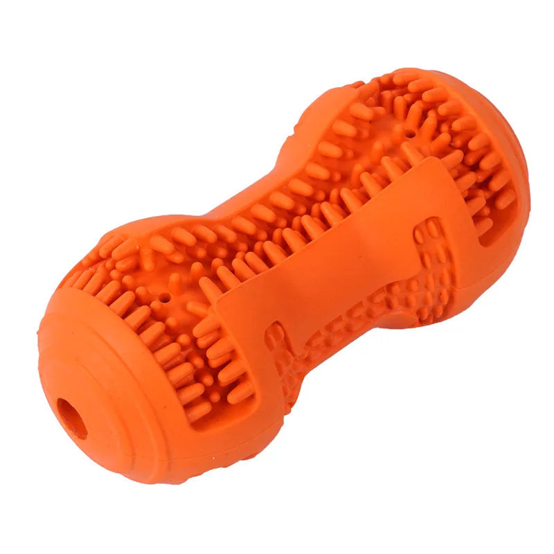 Dog Tooth Chew Cleaning Toy Pet Dog Toothbrush Molar Dental Health Durable Rubber Chew Toys Leakage Food Treat Pet Dog Toy