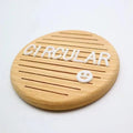 Baby Milestone Board Solid Oak Wood Letter Board