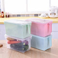 New Refrigerator with Lid Food Fruit Preservation Box with Handle Drawer Type Food Preservation Plastic Storage Box