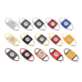 Wholesale Stainless Steel Antique Bronze Inbox Sharp Dual Blades Pocket Cigar Accessories Cutter With Gift Box