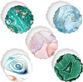Early Riser Transparent Silicone Mold Dried Flower Coaster Resin Mold for Diy Irregular Cup Mat Epoxy Resin Molds for Jewelry