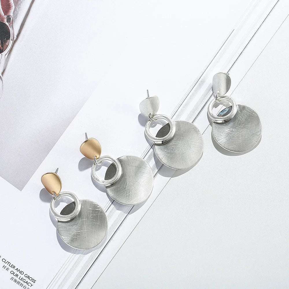 TongLing European Nickel Free Earring New Arrival American Handmade Jewelry Dainty Wholesale Double Color Dangle Earring