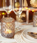 Factory Sale  Luxury Glass Candy Container Home Decoration Candle Glass Scented Candle Jars
