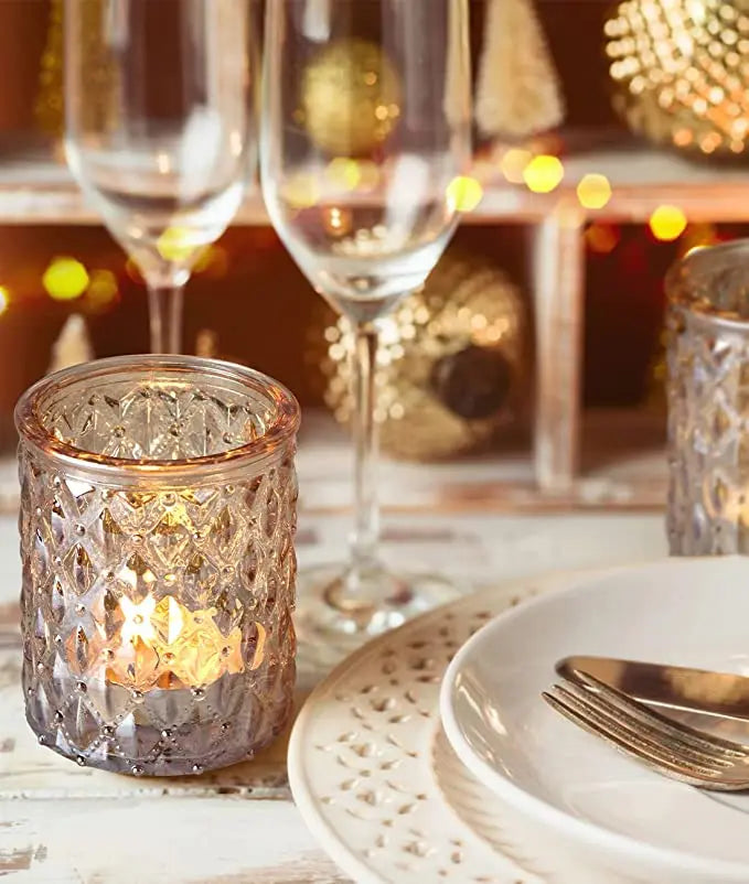 Factory Sale  Luxury Glass Candy Container Home Decoration Candle Glass Scented Candle Jars