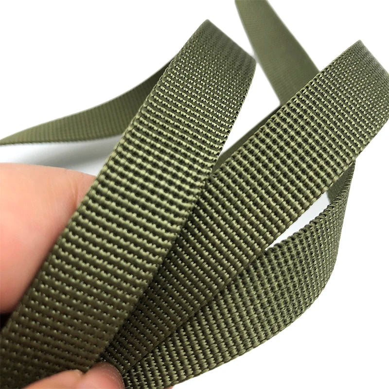 Flame-Retardant Tactical Polyester Nylon Webbing Straps Fire-Resistant Plain Weave Tactical Webbing
