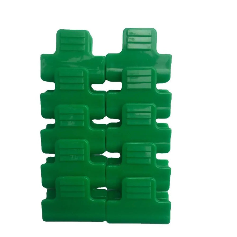 10pcs 20mm Plastic Greenhouse Film Clips Row Cover Netting Tunnel Hoop Clamp