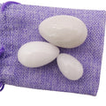 Wholesale Natural White Jade Yoni Egg Best Quality Jade Stone Egg for Women Kegel Exercise