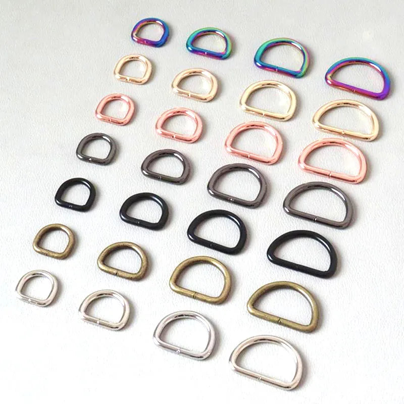 OEM Bag Metal Hardware Zinc Alloy D Ring Buckles Are Used for Luggage and Pet Leash Accessories