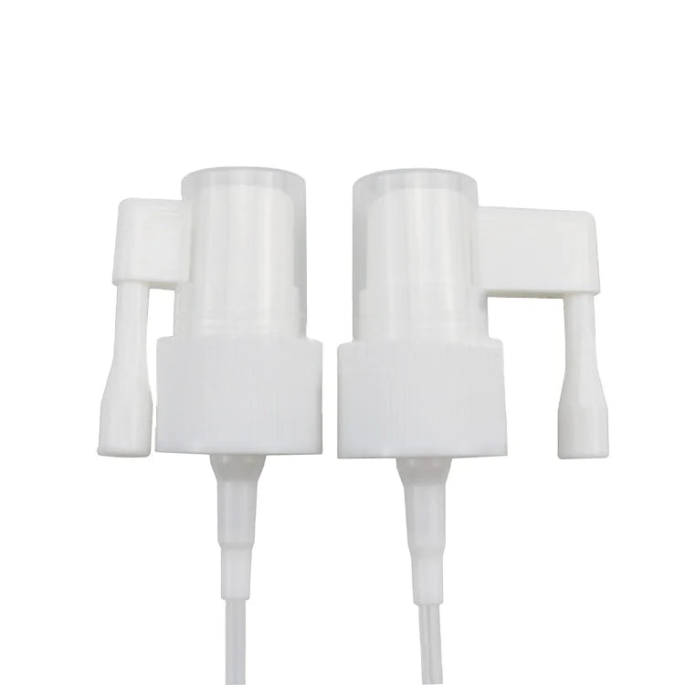 Customized Oral Nasal Throat Mist Spray Bottle Plastic Liquid Spray Bottle Long Nozzle Pump Sprayer Lids Bottle Caps Closures