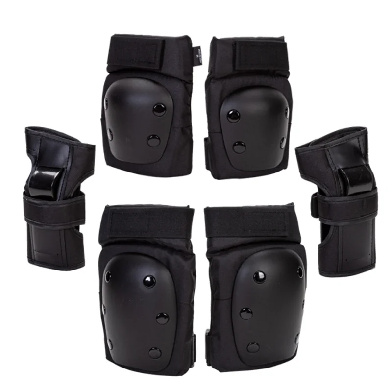 Wholesale Protective Gear Set Adults Kids Neoprene Sports Knee Pads Skateboard Electric Scooter Elbow Wrist Guards Logo