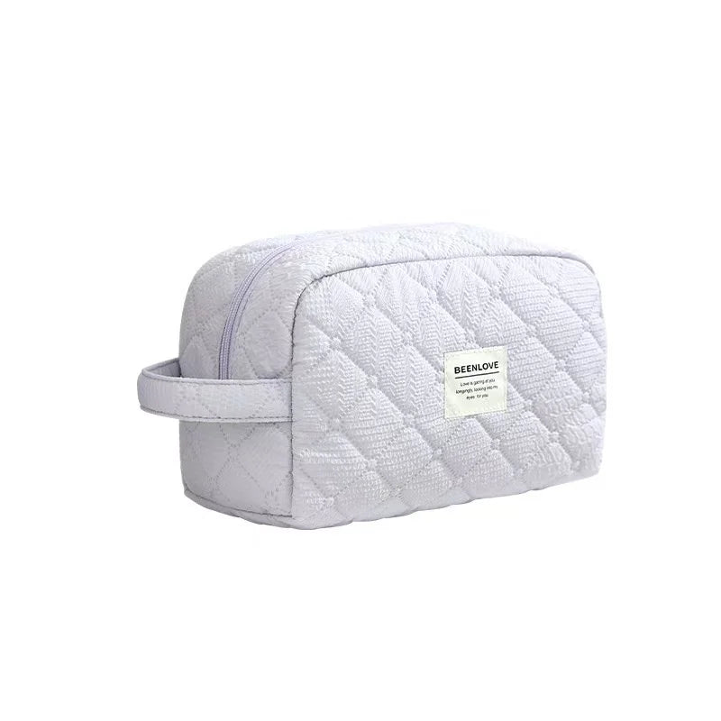 Cosmetics Storage Bag Portable Storage Bag for Business Trips Makeup Bag Large Capacity High-end Feel