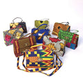 2021 Fashion African Fabric Wax Print Handbag Crossbody Shoulder Purse New Design Wax Fabric Hand Bags Women