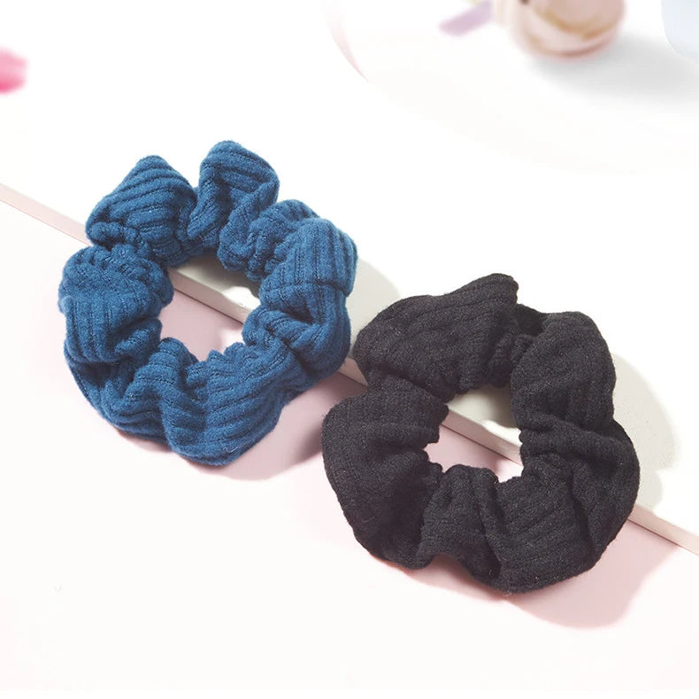 Hot Selling 11cm Elastic Hair Ties Large Velvet Hair Design Corduroy Hair Scrunchies