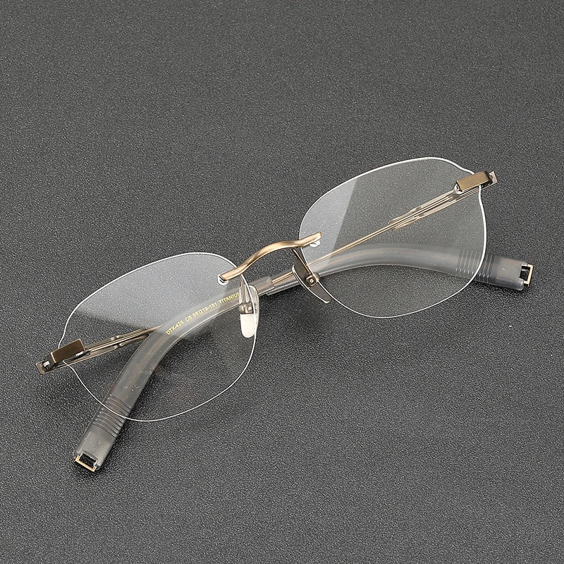 DTX-425 High Pure Titanium Optical Frame Good Quality Glasses for Men and Women Eyeglasses Frames 2025