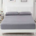 Factory Outlet Soft Comfortable Grounding Fitted Sheet Silver Fiber Organic Cotton Geometric Pattern Woven Relieves Fatigue