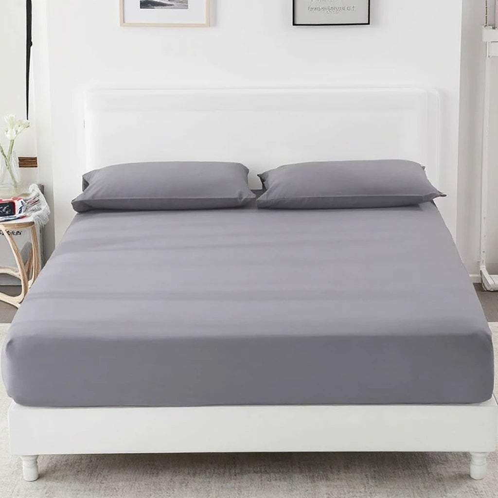 Factory Outlet Soft Comfortable Grounding Fitted Sheet Silver Fiber Organic Cotton Geometric Pattern Woven Relieves Fatigue
