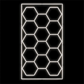 Factory Sell 6500k Hexagon Light Garage for Car Garage for Auto Detailing Shop Garage 4.8x2.4m