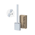 New Design Removable Toilet Brush Holder Set with Deep Cleaning Brush Stainless Cup for Household and Hotel Bathrooms