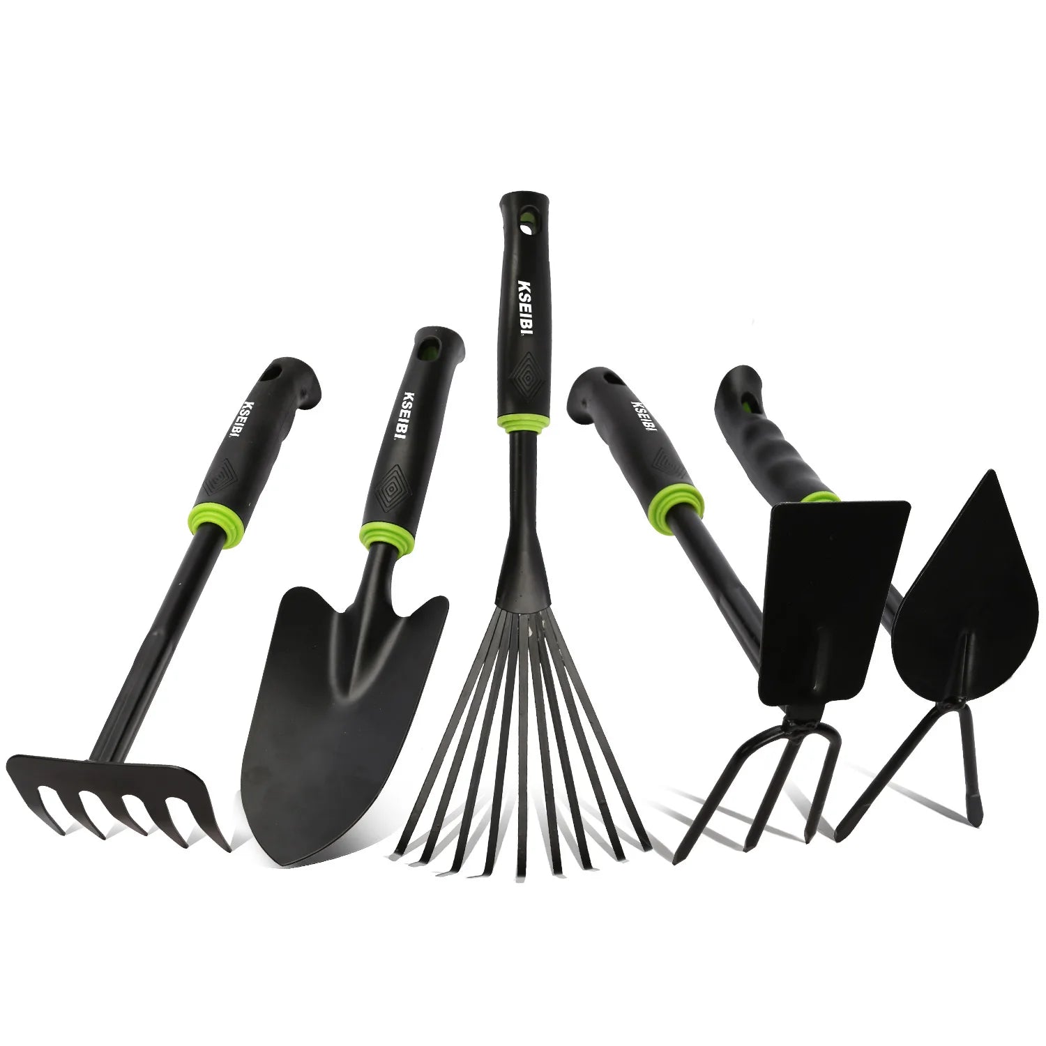KSEIBI Professional Garden Tools ( Trowel Transplanted Leaf Rake Harrow Cultivator / Hoe )