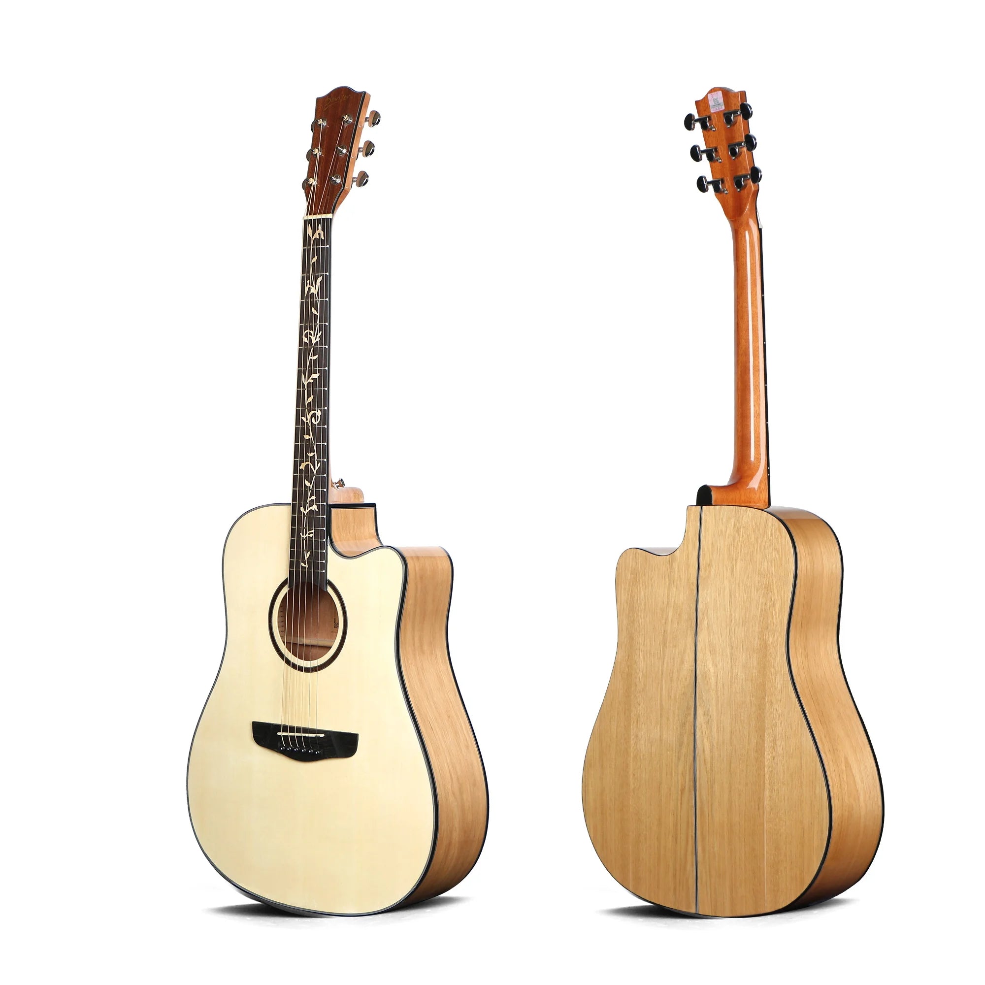 Acoustic Electric Cutaway Guitar 41 Inch Pattern Fingerboard Acoustic Guitar