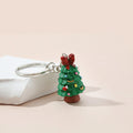 Manufacturer Cartoon Resin Mini Christmas Gift Tree Santa Claus Snowflake Pendant Key Chain Bag Earrings Mobile Phone Key Ring