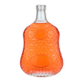 Creative Design Delicate Embossed Glass Bottle With Competitive Price