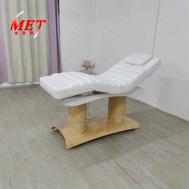 New High Quality Double Column Four Motor Modern Salon Beauty Bed Hydromassage Electric Beauty Bed Customization