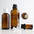 RTS 15ml 30ml 30 ml 1 oz Amber Tamper Proof with Coarse Grained Cap Insert Orifice Reducer Essential Oil Glass Dropper Bottle