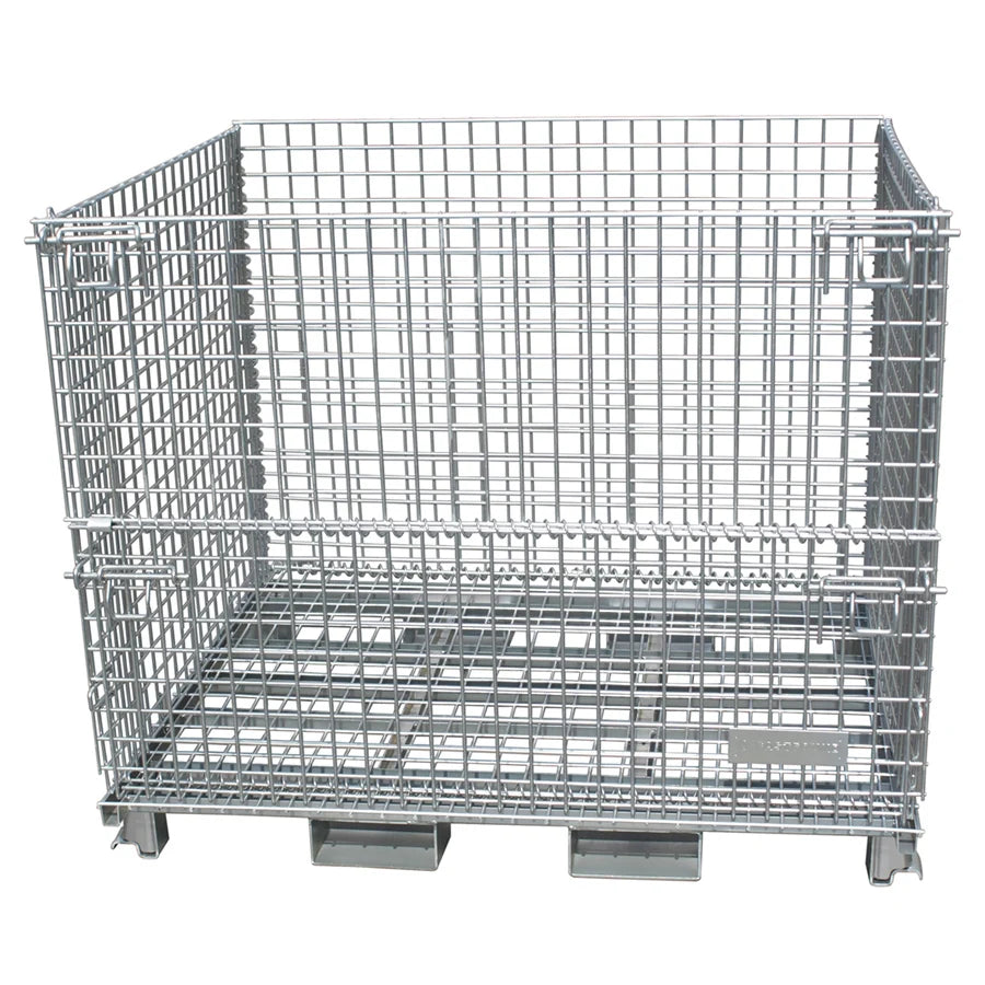 Custom Folding Cage Goods Storage Container Metal Cage Wire Cage Factory