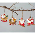 2021 Christmas Resin Small Pendant Christmas Tree Cute and Exquisite Pendant Pendant European Country Retro Christmas Ornament