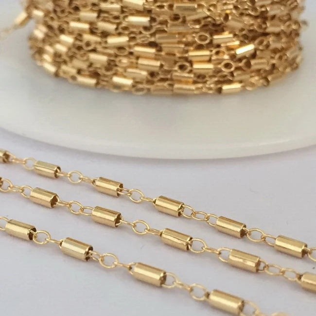 GC029 100% 14K Gold Filled Jewelry Chain Bulk 1.7mm Chain for Necklace Bracelet